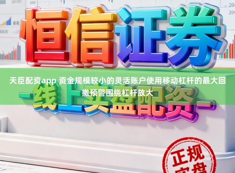 天臣配资app 资金规模较小的灵活账户使用移动杠杆的最大回撤预警围绕杠杆放大
