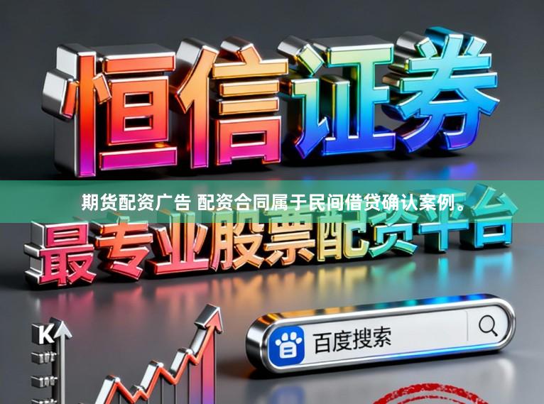 期货配资广告 配资合同属于民间借贷确认案例。